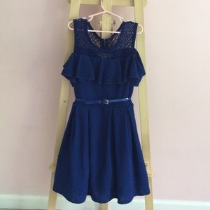 Dark blue dress